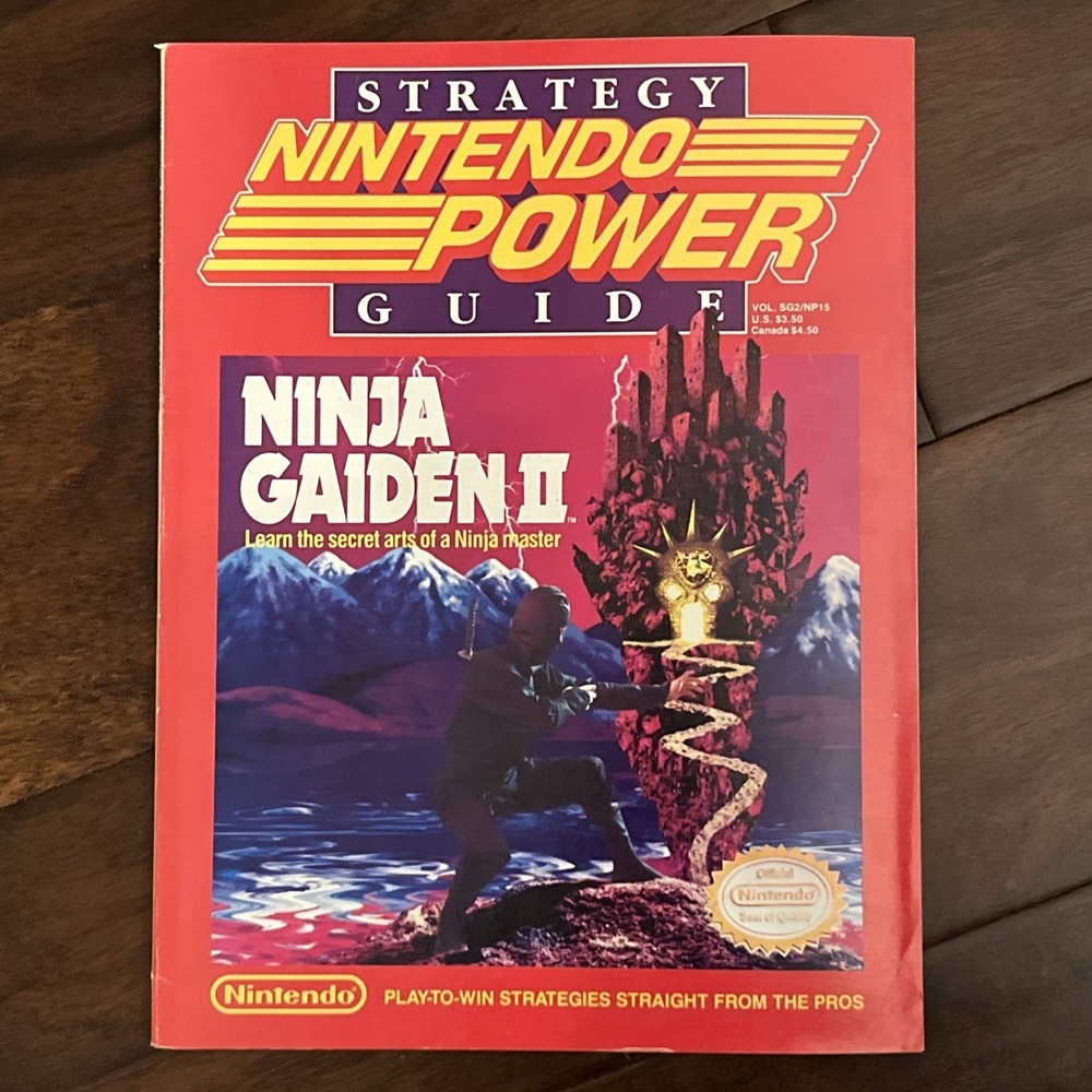Nintendo Power Magazine Strategy Guide Volume SG2/NP15 Ninja Gaiden II